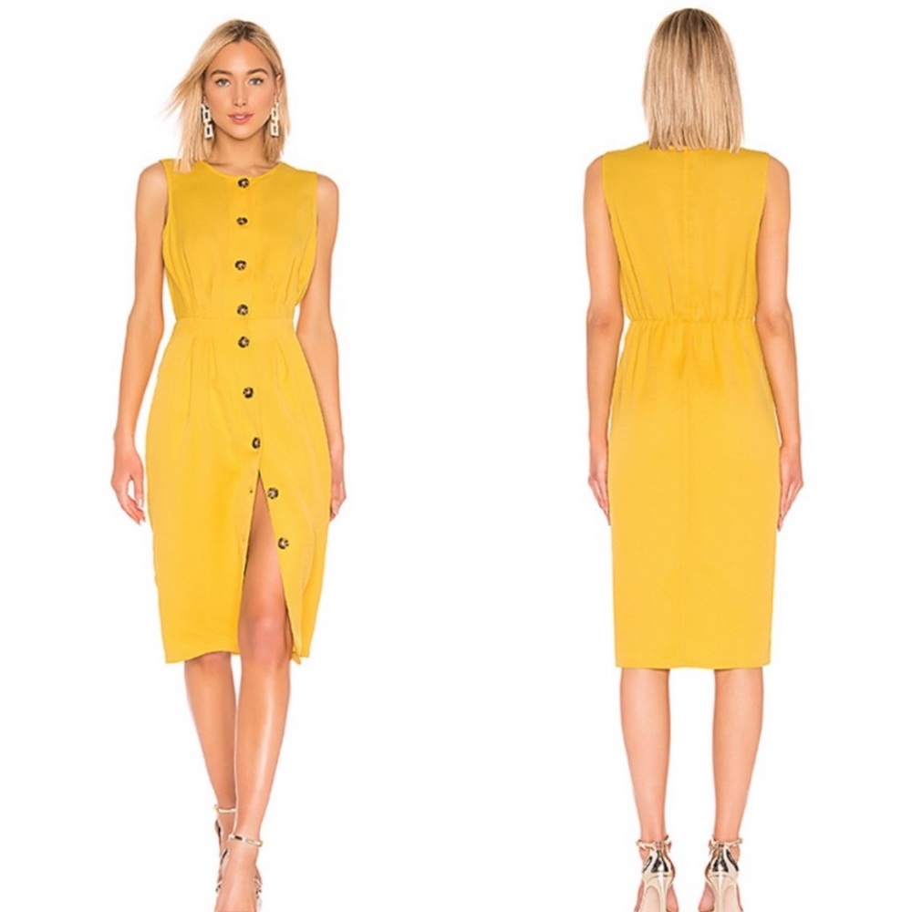 L’Academie The Ensley Revolve Dress Pineapple XXS